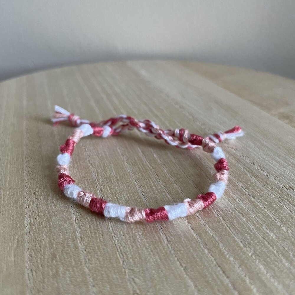 Kaori Bracelet, anklet, trendy, comfortable, tie, embroidery thread, woven, gift